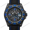 Super Clone Rolex GMT-Master II DIW Carbon Blue Accent 126710 β Swiss SuperClone