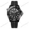 Super Clone Omega Seamaster Diver 300M Co‑Axial Master Chronometer 210.92.44.20.01.001 Black Dial Ceramic 42mm