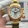 Super Clone Rolex Cosmograph Daytona Mother of Pearl Diamond Dial Orange Sapphire Bezel 116578SACO – Swiss SuperClone - photo 8