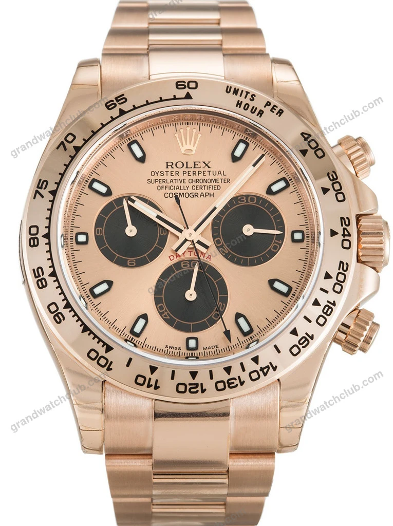 Super Clone Rolex Daytona Rose Dial 116505