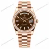 Super Clone Rolex Day-Date Brown Ombré Dial 128345rbr-0075 36 mm