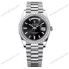 Super Clone Rolex Day-Date Bright Black Diamond Dial 228396tbr-0012 40 mm