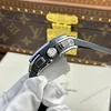 Super Clone Hublot Spirit Of Big Bang Titanium Blue Ceramic 42mm — on leather display