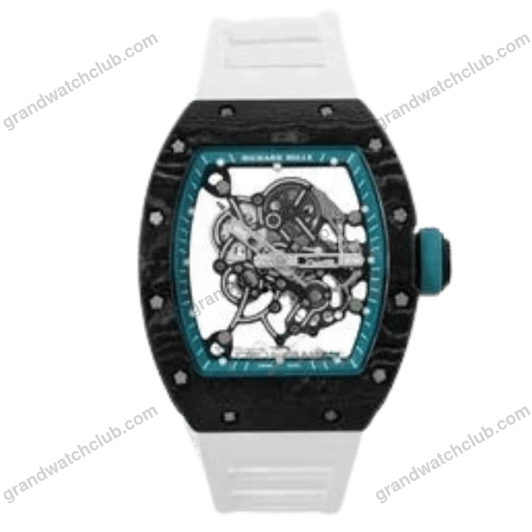 Super Clone Richard Mille RM 55 Richard Mille Asia Manual Winding Bubba Watson Carbon