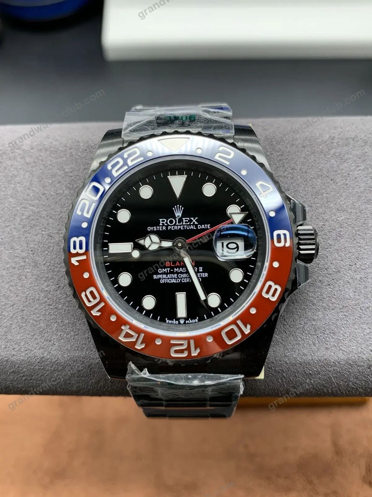 Super Clone Rolex GMT-Master II Pepsi Black PVD 126710BLRO β Swiss SuperClone - photo 6