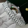 Super Clone Rolex Day-Date White Mother-of-Pearl Diamond Dial 128236-0021 36 mm — view 10