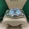 Super Clone Rolex Day-Date Ice blue Dial 228236 40 mm — side profile