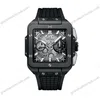 Super Clone Hublot Square Bang Unico 821.CI.0170.RX 821CI0170RX 42mm Black Dial Ceramic