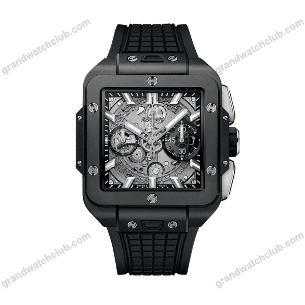 Super Clone Hublot Square Bang Unico 821.CI.0170.RX 821CI0170RX 42mm Black Dial Ceramic