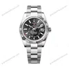 Super Clone Rolex Sky-Dweller Bright black Dial 336934 Oyster