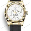 Super Clone Rolex Sky-Dweller White Dial 326238