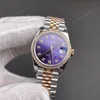 Super Clone Rolex Datejust Aubergine Diamond Dial 278381RBR Jubilee 31 mm – Swiss SuperClone - photo 1