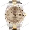 Super Clone Rolex Datejust Gold Dial SRL41 36 mm