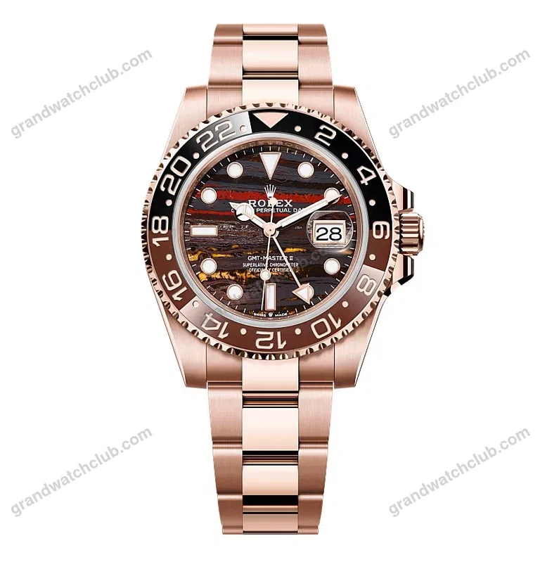 Super Clone Rolex GMT-Master II 126715CHNR Tiger Iron Dial