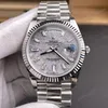 Super Clone Rolex Day-Date 40 Meteorite Diamond Dial 228239 President – Swiss SuperClone - photo 7