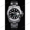 Super Clone Rolex GMT-Master II Black Dial REP016828 — dial close-up