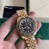 Super Clone Rolex GMT-Master II Black Dial 126718GRNR — on leather display