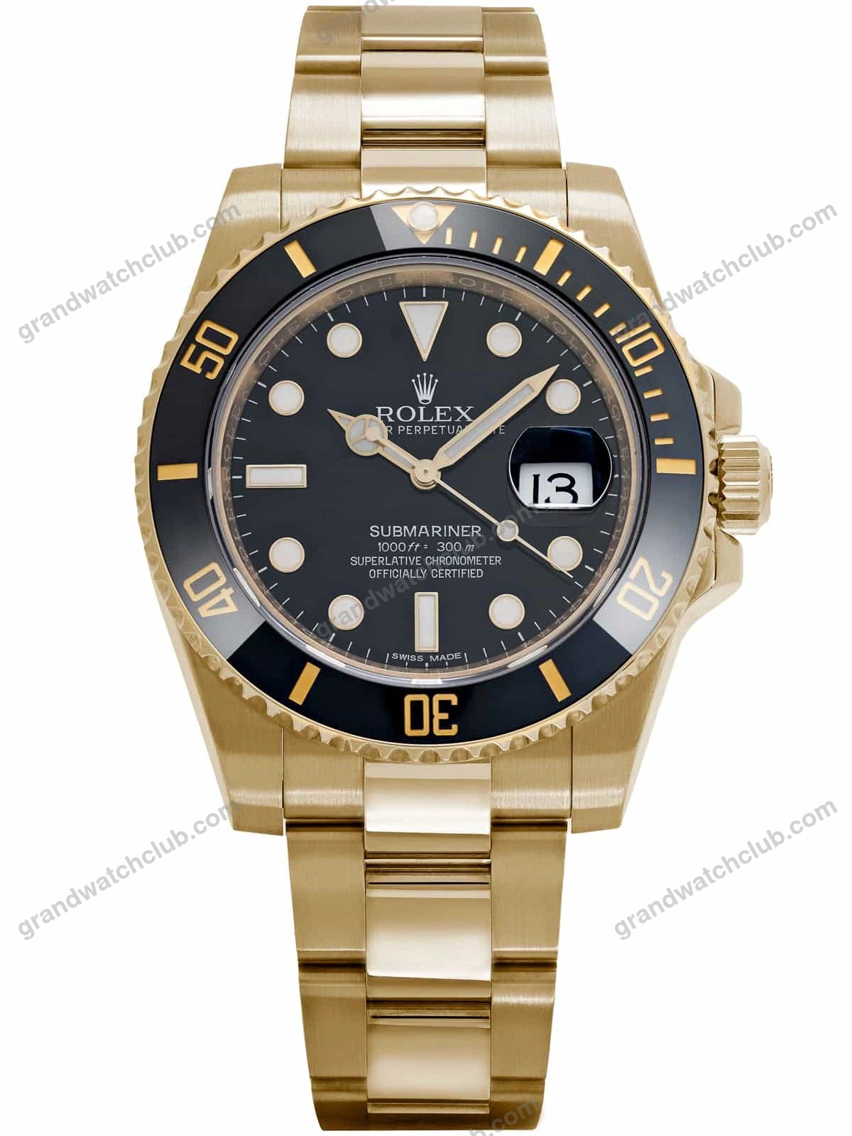 Super Clone Rolex Submariner Black Dial 116618LN