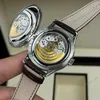 Super Clone Patek Philippe Calatrava 5227G-001 39mm Black Dial Steel — side profile