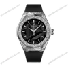 Super Clone Hublot Classic Fusion 40mm Leather Strap Steel