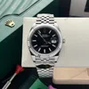 Super Clone Rolex Datejust Black Dial 126334-0018 41 mm β case and bezel