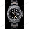Super Clone Rolex Explorer Black Dial 98239 — dial close-up