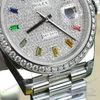 Super Clone Rolex Day-Date Diamond-Paved Dial 128349rbr-0006 36 mm — view 9