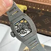 Super Clone Richard Mille RM 55 Richard Mille Bubba Watson Titanium Gray Carbon – — bracelet detail