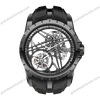 Super Clone Roger Dubuis Excalibur Grey Dlc Titanium RDDBEX0889 42mm –