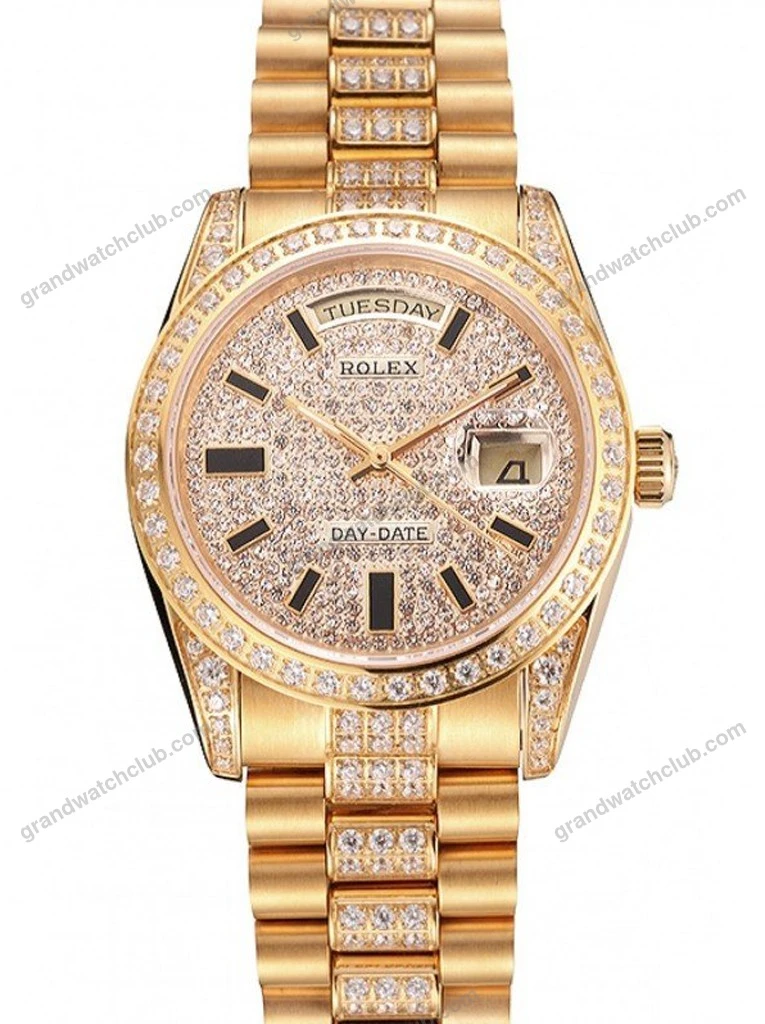 Super Clone Rolex Day-Date White Dial REP016825 36 mm