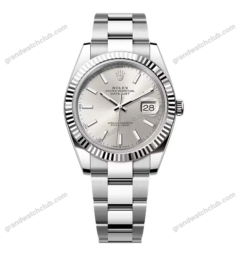 Super Clone Rolex Datejust Silver Dial 126334-0003 41 mm