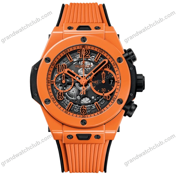 Super Clone Hublot Big Bang 42mm Rubber Strap Steel