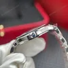 Super Clone Cartier Steel — on leather display