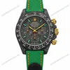 Super Clone Rolex Cosmograph Daytona DIW Forged Carbon Green 116500LN 40 mm – Swiss SuperClone