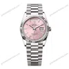 Super Clone Rolex Day-Date Pink Diamond Dial 128239-0071 36 mm