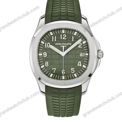 Super Clone Patek Philippe Aquanaut 40mm Rubber Strap Steel