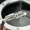 Super Clone Hublot Classic Fusion 40mm Leather Strap Steel — bracelet detail