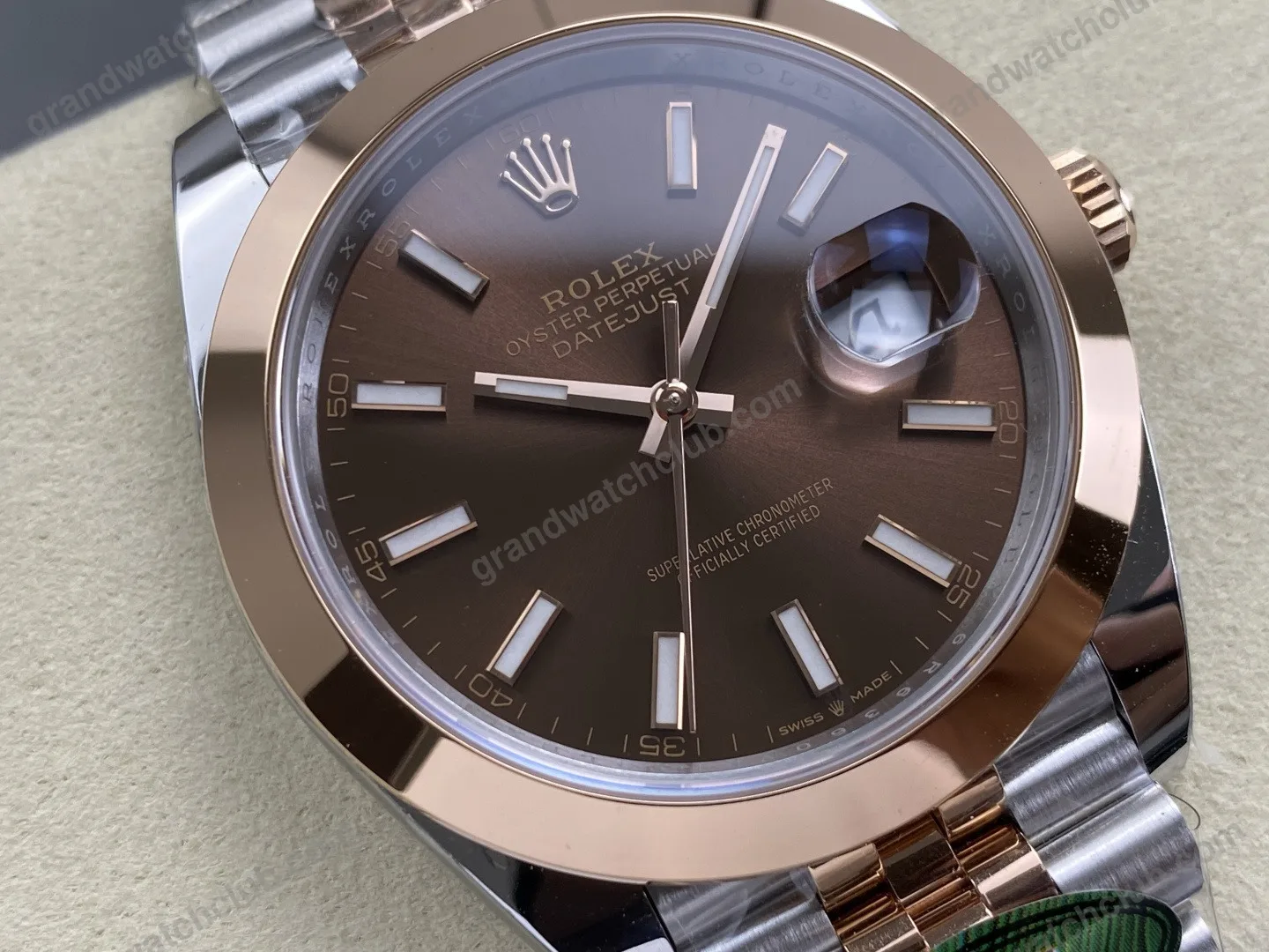 Super Clone Rolex Datejust Chocolate Dial 126201 Jubilee 36 mm — view 11