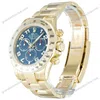 Super Clone Rolex Daytona Blue Dial 116528 — dial close-up