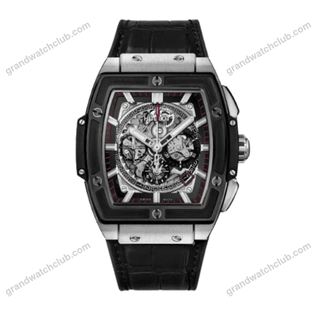 Super Clone Hublot Big Bang 42mm Rubber Strap Titanium
