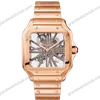 Super Clone Cartier Santos Large Skeleton WHSA0016