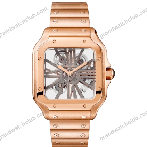 Super Clone Cartier Santos Large Skeleton WHSA0016
