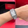 Super Clone Cartier Steel — dial close-up