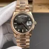 Super Clone Rolex Day-Date 40 Everose Gold Slate Diamond Dial 228235 President – Swiss SuperClone - photo 9