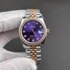 Super Clone Rolex Datejust Aubergine Diamond Dial 278381RBR Jubilee 31 mm – Swiss SuperClone - photo 2