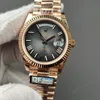 Super Clone Rolex Day-Date 40 Slate Roman Dial 228235 President – Swiss SuperClone - photo 1