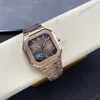 Super Clone Patek Philippe Cubitus 5821/1AR-001 45mm Chocolate Dial Rose Gold — view 9