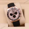 Super Clone Rolex Daytona Sundust Dial in Everose Gold 126515LN — case and bezel