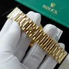 Super Clone Rolex Day-Date Bright black Dial 228348RBR 40 mm β bracelet detail