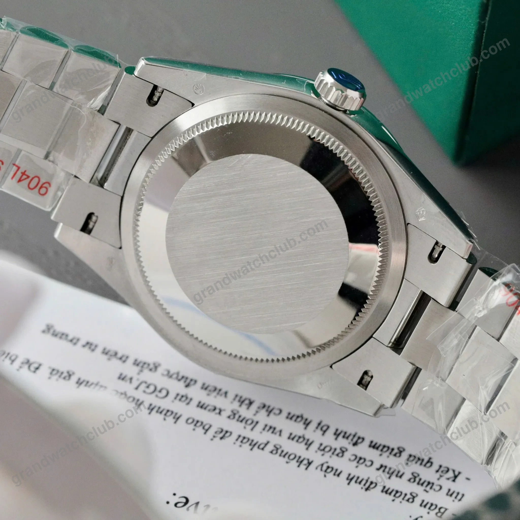 Super Clone Rolex Day-Date Diamond-Paved Dial 128239-0019 36 mm β bracelet detail